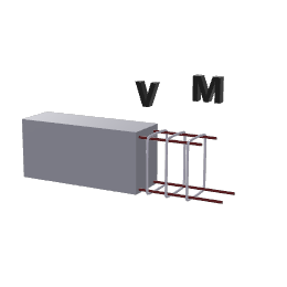 flexural and shear calculation of concrete section, of beam and slab, spreadsheet-like, Eurocode 2, ACI, AASHTO