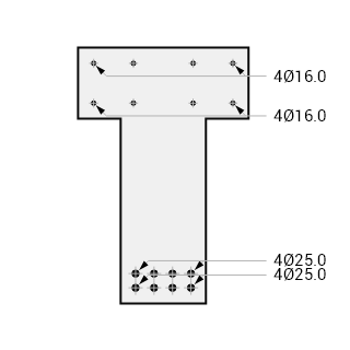 online reinforced concrete section check under flexural shear and torsion forces, Eurocode 2, ACI, AASHTO